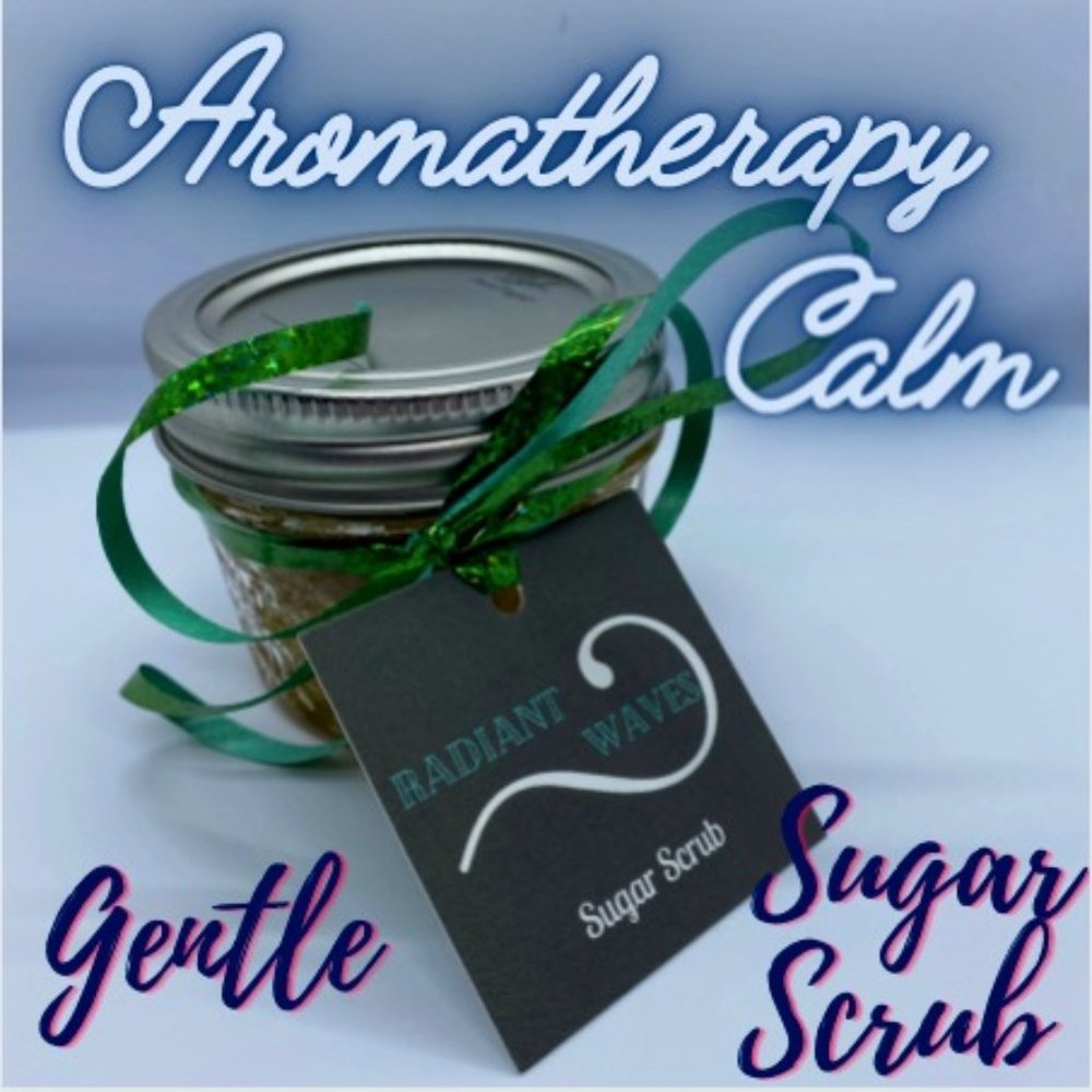Aromatherapy calm gentle sugar scrub